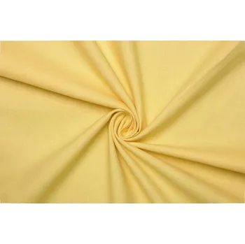 Bavlněné plátno - Pastelově žlutá