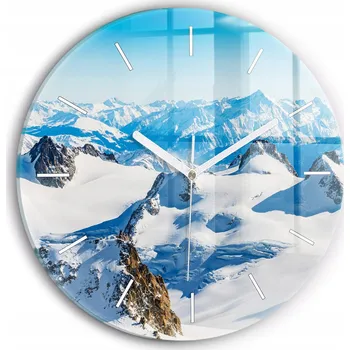 Hodiny Nástěnné hodiny Wallfluente bílé 30 cm