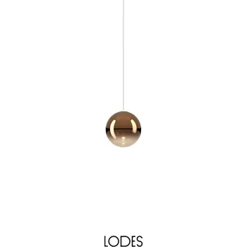 Lodes Designové závěsné LED svítidlo RANDOM SOLO, 1W, ø 10 cm, CRI90 Barva: Bronzová, Teplota světla: 3000K - teplá bílá