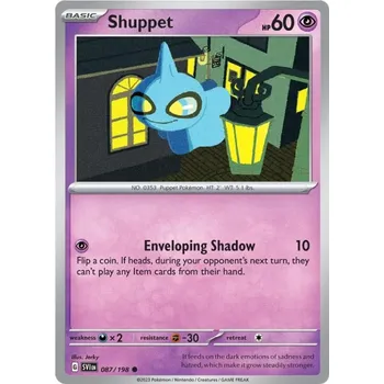 Sběratelská karetní hra Pokémon karta Shuppet 087/198
