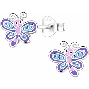 Náušnice Stříbrné náušnice Vážka 9 x 8 mm, 0,51 g