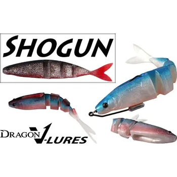 Umělá nástraha Ripper DRAGON Shogun čirá/černá+glit. *: Ripper DRAGON Shogun čirá/černá+glit. 5.0" (12,5cm) 5ks