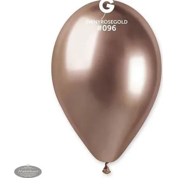 Balónek SMART Balónek chromovaný 1 KS lesklý růžovo zlatý (ROSEGOLD) 33 cm