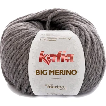 Příze Katia Big Merino 12 Grey Pletací příze