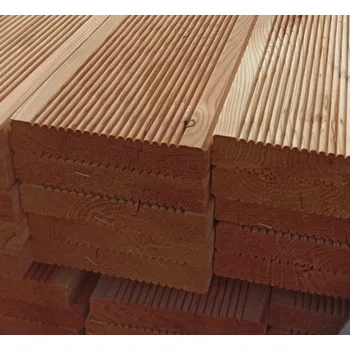 Terasové prkno Prkno terasové 27 x 138 x 4000 mm, evropský modřín, rýhované