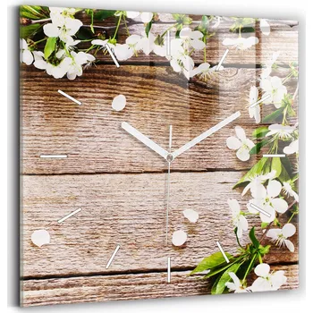 Hodiny Nástěnné hodiny Wallfluent hnědé 30 cm