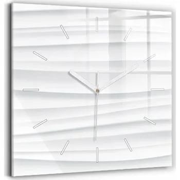 Hodiny Nástěnné hodiny Wallfluent bílé 30 cm