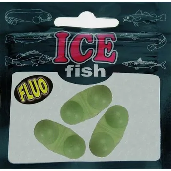 Umělá nástraha ICE Fish Zvukové chrastítka - fluo A