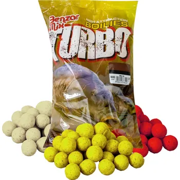 Boilies Boilies BENZAR Turbo 24mm *: Boilies BENZAR Turbo 24mm 800g oliheň tmavě červený