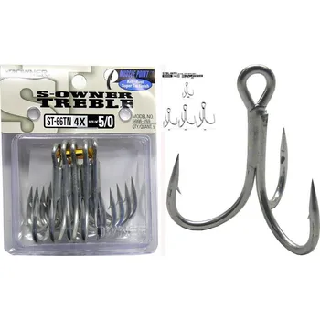 Rybářský háček OWNER Japan Trojháček OWNER 5666 ST-66TN *: Trojháček OWNER 5666 ST-66TN vel. 2/0 (5ks)