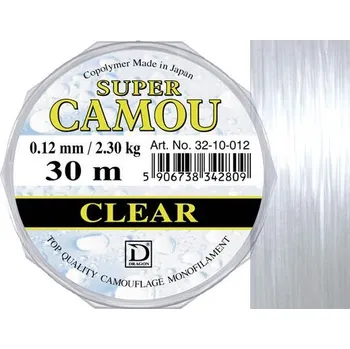 Vlasec Dragon SUPER CAMOU Clear 30m *: Vlasec Dragon SUPER CAMOU Clear 30m 0,10mm 1,65kg