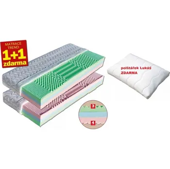 Matrace Matrace z bio pěny Leona 200x90 AloeVera Doprava ZDARMA.