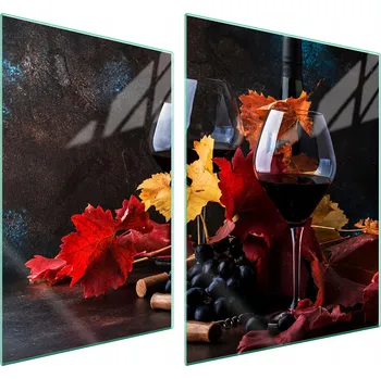 Obraz Skleněná ochranná deska na sporák 70x52 Víno