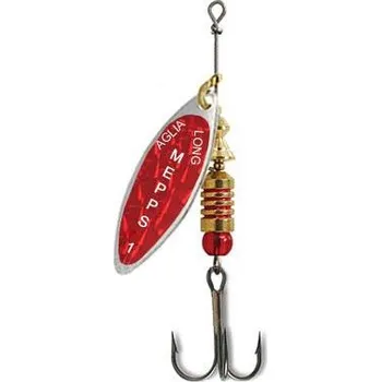 Umělá nástraha MEPPS ® Rotační třpytka MEPPS Aglia Long Redbo stříbrná *: Rotační třpytka MEPPS Aglia Long Redbo stříbrná velikost 1 (4,5g)