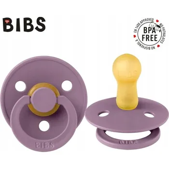 dudlíky Kulatý gumový Dudlík Bibs 6 měsíců +