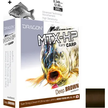 Vlasec DRAGON MTX-HP Deep Brown 300m *: Vlasec DRAGON MTX-HP Deep Brown 0,22mm 6,01kg 300m