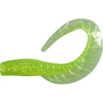 Umělá nástraha Twister DRAGON Maggot zelená/stříbrný glitter *: Twister DRAGON Maggot zelená/stříbrný glitter 2,0" (5,0cm) 20ks
