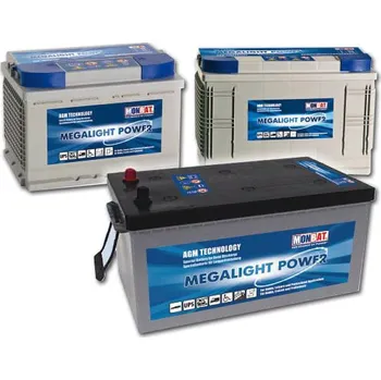 Auto-moto baterie Baterie MONBAT AGM Megalight Power 12V 49Ah-200Ah *: Baterie MONBAT AGM Megalight Power 12V 49Ah-200Ah ML81090