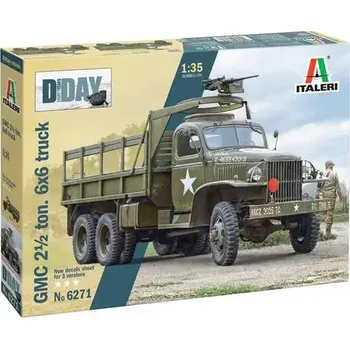 Plastikový model GMC 2 1/2 ton. 6x6 truck (Italeri 1:35)