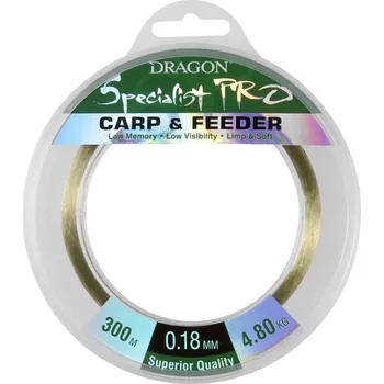Vlasec Dragon Specialist PRO Carp & Feeder 300m *: Vlasec Dragon Specialist PRO Carp & Feeder 300m 0,35mm 14,00kg