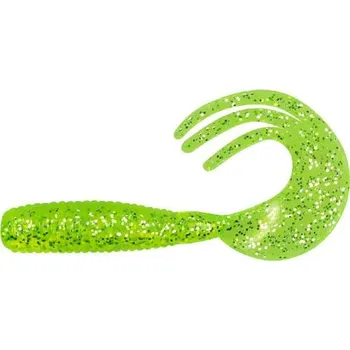 Umělá nástraha Twister DRAGON Dancer zelená/glitter *: Twister DRAGON Dancer zelená/glitter 3,0" (7.5cm) 15ks