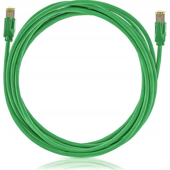Síťový kabel Patchcord Keline U/FTP 6a RJ45 / RJ45 7 m zelený