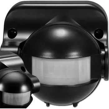 Pohybové čidlo Pohybový senzor AlleZone PIR černý IP44 s nastavením doby svícení