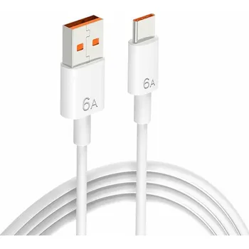 Datový kabel APT USB TYP-C KABEL 1M BÍLÝ
