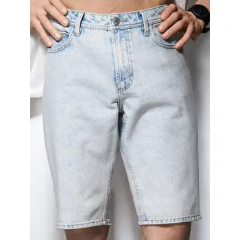 Pánské kraťasy Sinsay - Džínové kraťasy regular - modrá - 7959Y-05J - 7959Y-05J-36