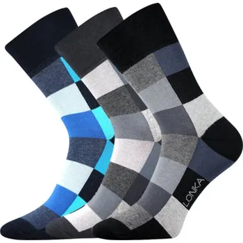 Oblečení a móda Voxx Pánské společenské ponožky - TROJBALENÍ - DECUBE velikost/rozměry: 43-46, barvy a vzory Voxx: 3 balení B