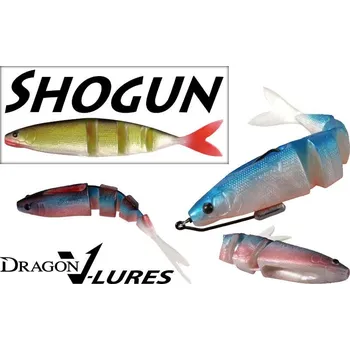 Umělá nástraha Ripper DRAGON Shogun zlatá/černá/červená *: Ripper DRAGON Shogun zlatá/černá/červená 5.0" (12,5cm) 5ks