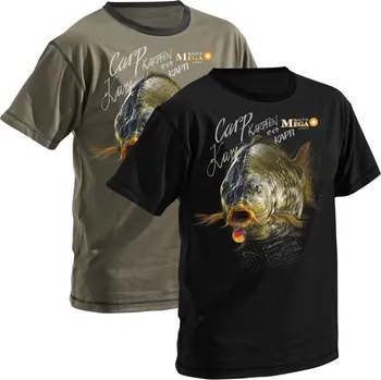 Pánské tričko Tričko DRAGON Mega Baits - Kapr *: Tričko DRAGON Mega Baits - Kapr Olivové velikost L