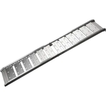 Nakládací rampa pro vozidlo Nájezdová rampa - skládací - hliníková široká, Q-TECH (max. nosnost 250 kg, 1 ks)