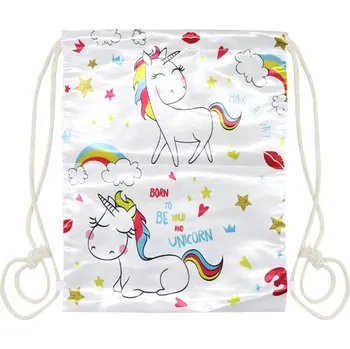 Školní sáček Kapsa na přezůvky - Born To Be Unicorn