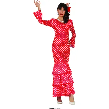 Karnevalový kostým Guirca Flamenco tanečnice dámský kostým Velikost: 38 - 40 (M)