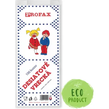 Sáček na potraviny Kapsy svačinové pap. - bílé 1 kg (12 x 28 cm) /100ks/