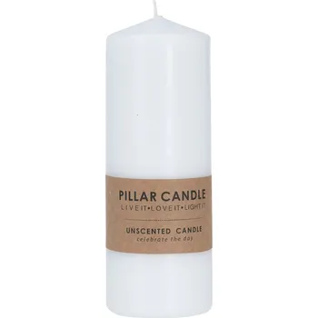 Svíčka Svíčka válcová 65 x 180 mm bílá