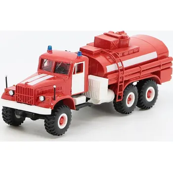 autíčko KrAZ-255 1:87 hasiči - Ručně vyrobený model KrAZ 255B 1:87 - sběratelský model auta
