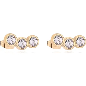 Náušnice S'Agapõ Podélné pozlacené náušnice pro ženy Luce SCE30 + 2 měsíce na vrácení zboží