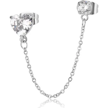 Náušnice S'Agapõ Moderní dámská single náušnice Dazzly SDZ138 + 2 měsíce na vrácení zboží