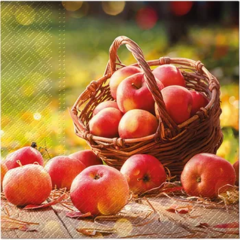 Papírový kapesník Ubrousky PAW L 33x33cm Autumn Apples