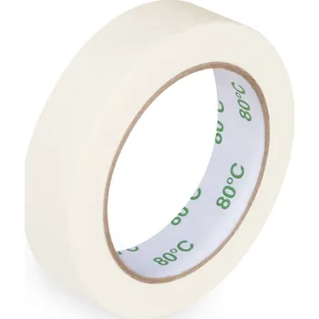 Lepicí páska Lepiaca páska krepová do +80°C biela 25mm x 50m [1 ks]