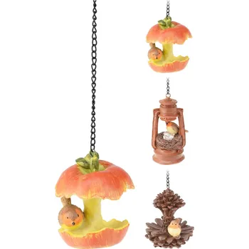 Vánoční dekorace Vánoční závěsná dekorace 8 cm (jablko, lucerna, šiška)