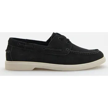 Pánské mokasíny Reserved - Semišové mokasíny - tmavomodrá - 194CR-59X - 194CR-59X-43