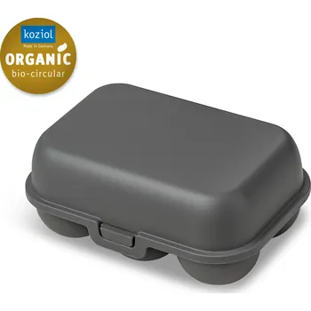 Dóza na potraviny EGG box na 6 ks vajíček ŠEDÁ ORGANIC KOZIOL (barva-popelavě šedá)