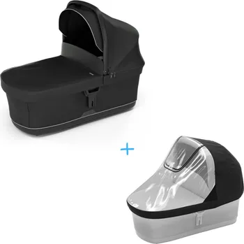 Kočárek Korbička Thule Urban Glide 3 Bassinet Black + pláštěnka