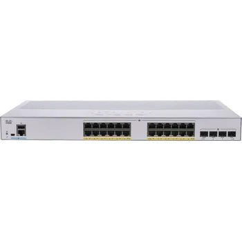 Switch Cisco Catalyst C1000-24FP-4G-L Switch, 24x GbE RJ-45, 4x 1G SFP, PoE+ (802.3af/at), PoE Budget 370W, spravovatelný C1000-24FP-4G-L