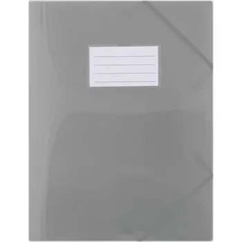 Desky s chlopněmi a gumičkou Donau A4, kouřové 620.214