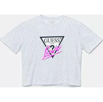 Chlapecké tričko Dětské tričko Guess modrá barva, J5GI10 K6YW4 J5GI10.K6YW4.PPYA 05X, vel. 158-166