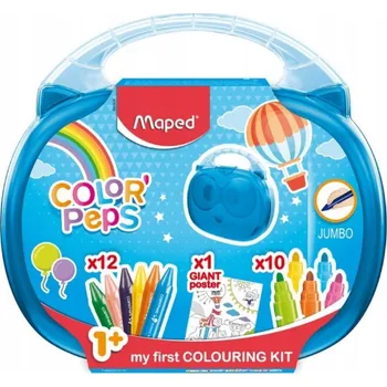 Školní kufřík Výtvarný kufřík MAPED Color Peps Early Age (sada)